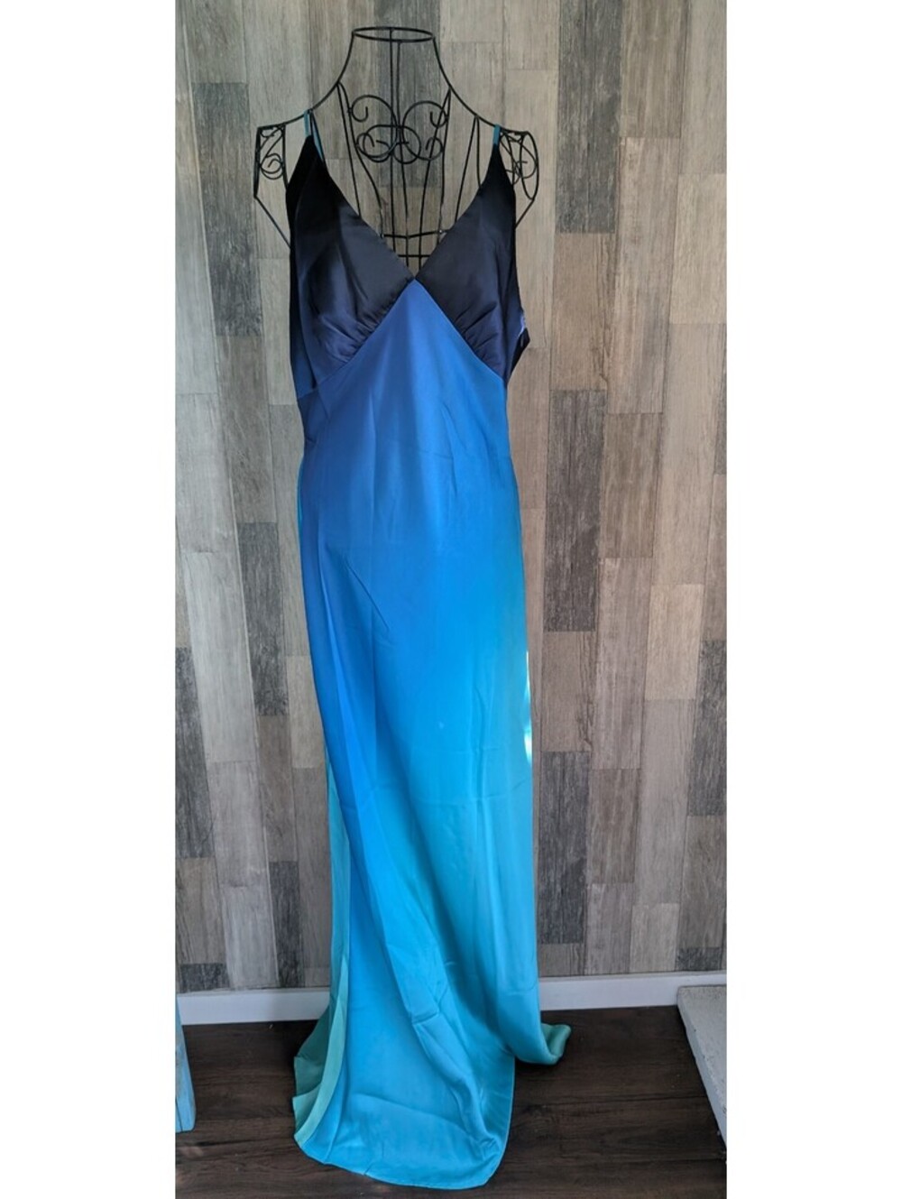 12 th tribe Ombre slip gown NWT XL